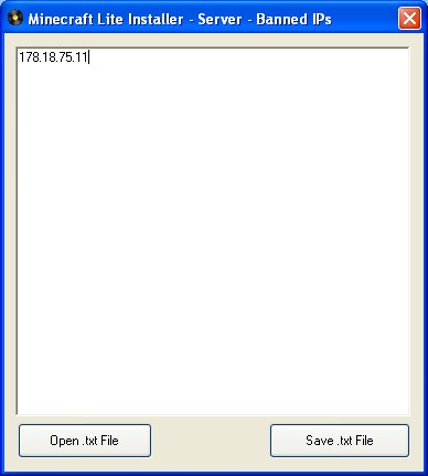 Banned IPs (me :D)